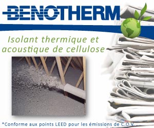 Benolec : Beno-Therm, isolant de cellulose, fibre cellulosique
