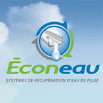 Econeau est un système complet de récupération d'eau de pluie qui récupère, filtre et pompe l'eau tombé de votre toiture pour usage multiple tel qu'arrosez votre terrain, laver la voiture, remplir la piscine.