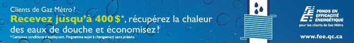 Fonds en efficacité énergétique de Gaz Métro
