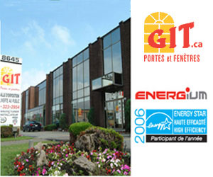 GIT Portes et fenêtres, certifiées Energy Star