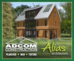 Adcom Construction, maisons éco-énergétiques avec système unique et écologique de préfabrication