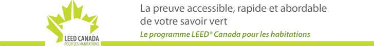 Votre ressource LEED® Canada pour les habitations