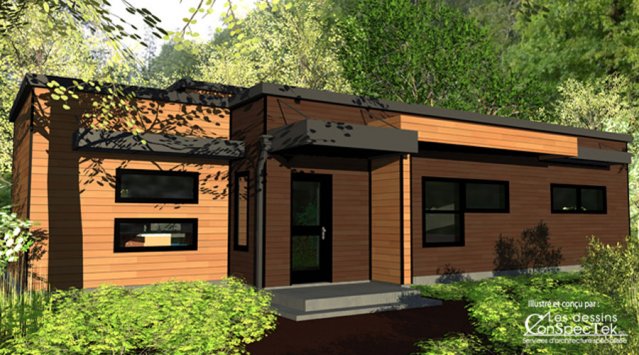 Maison unifamiliale éco-énergétique et évolutive à Trois-Rivières