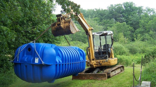 fosse septique hors terre