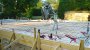 Dalle de béton flottante d'un projet dans la ville de Rosemère