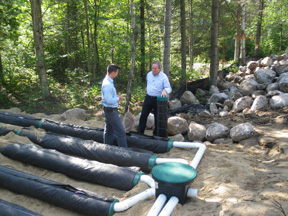 Photo Benoît Giasson, système Enviro-septic
