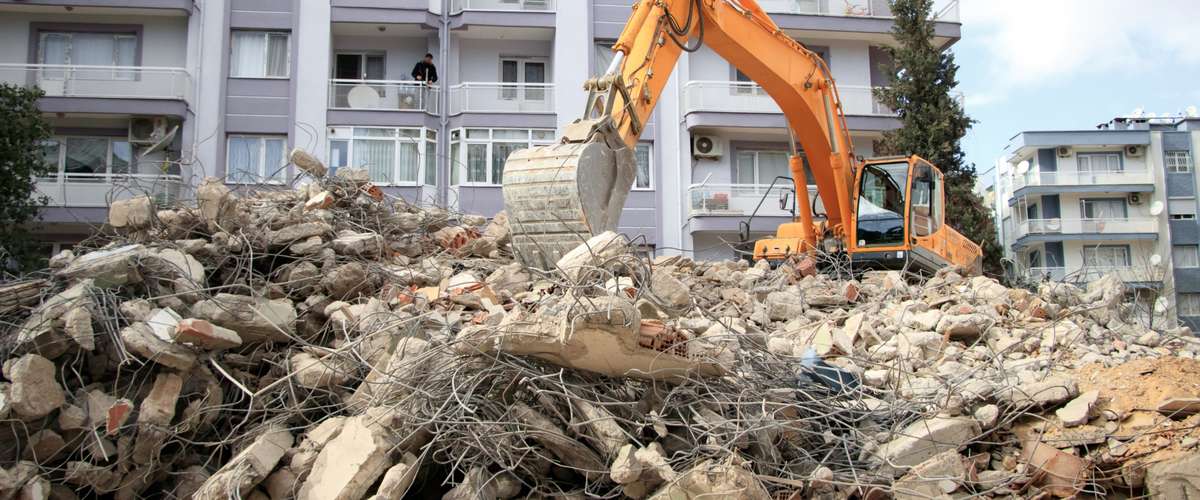 Résidus de construction et rénovation sur les chantiers
