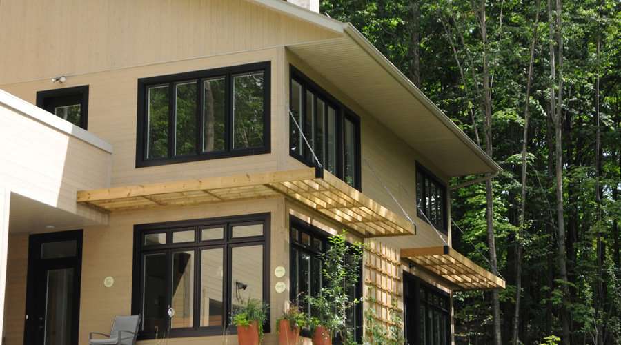 Maison solaire passive, Maison Orfie LEED 