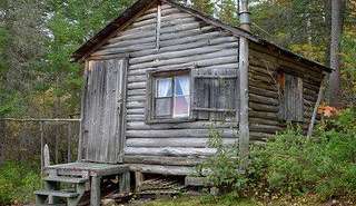 Cabane de pêcheur au Québec