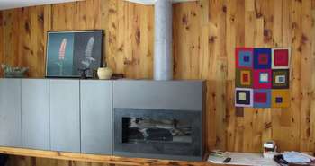 Bois récupéré dans la salle à manger. Photo Emmanuel Cosgrove pour Éco