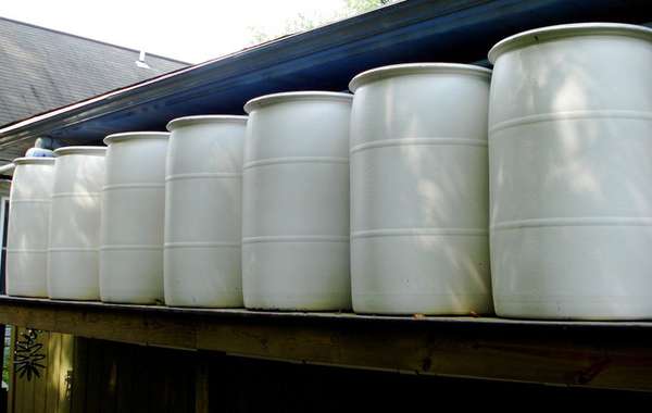 Citernes de collecte d’eau de pluie dans l’Ohio