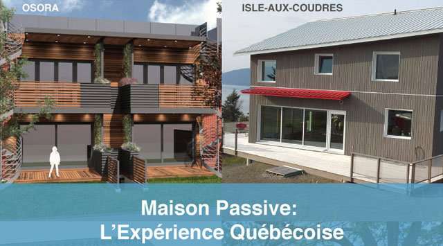 Conférence maisons passives au Québec