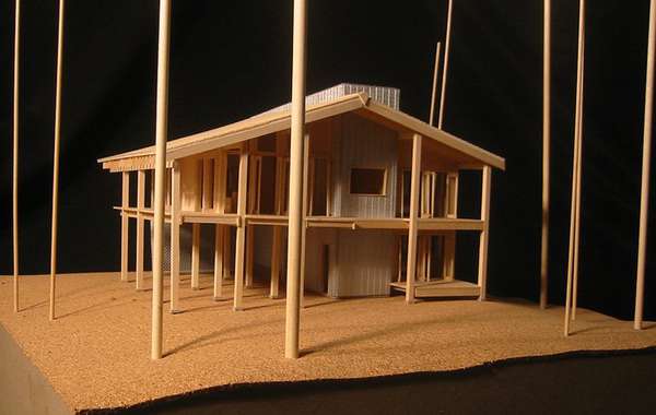 Maquette de maison écologique