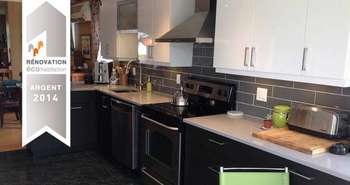 Première certification Réno à Varennes, cuisine écologique