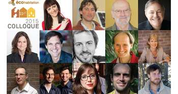 Conférenciers colloque Écohabitation 2015