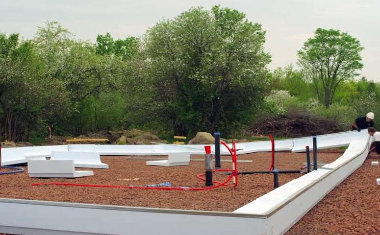 Dalle en kit isolée