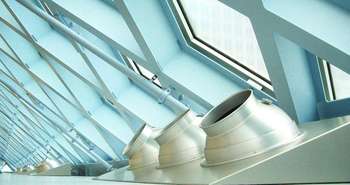 Système de distribution d’air de la bibliothèque centrale de Seattle