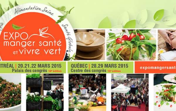 Expo manger santé et vivre vert 2015 à Montréal