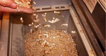 Granules de bois. Photo Ahef, Creative Commons