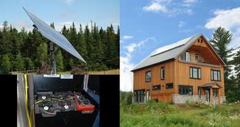 La maison autonome des Jardins de l’Écoumène (Lanaudière)