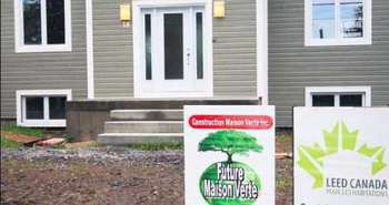 Construction d’une première maison écologique LEED