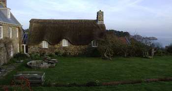 Toits chaume, Europe,