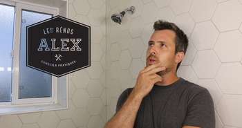 Installation d'une pomme de douche à débit réduit