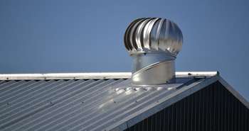 Ventilation toit tôle, plat, cathédrale ou à faible pente