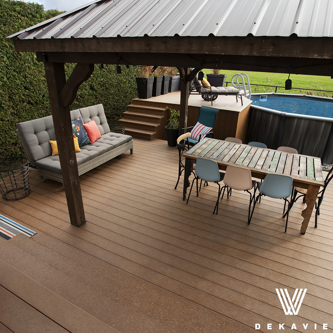 Planches de patio 100 plastique recyclé Écohabitation