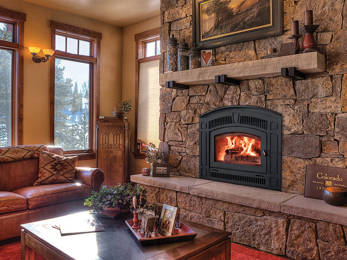 Foyer au bois Pearl à haute efficacité RSF Écohabitation