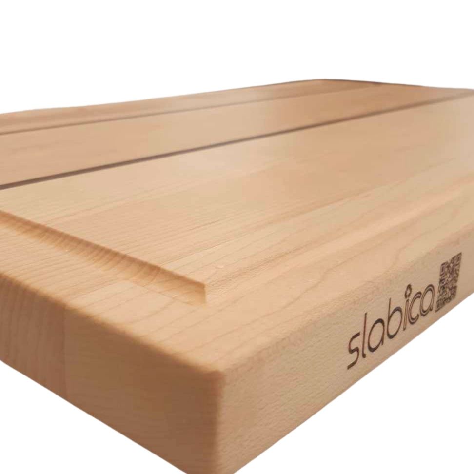 Bloc Boucher En Bois Massif Vintage - 60x60x81 Cm - Idéal Cuisine Ou Atelier