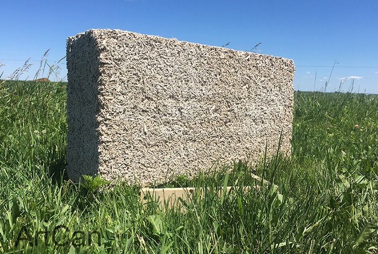 Composantes de structure alternatives Brique de chanvre ArtCan