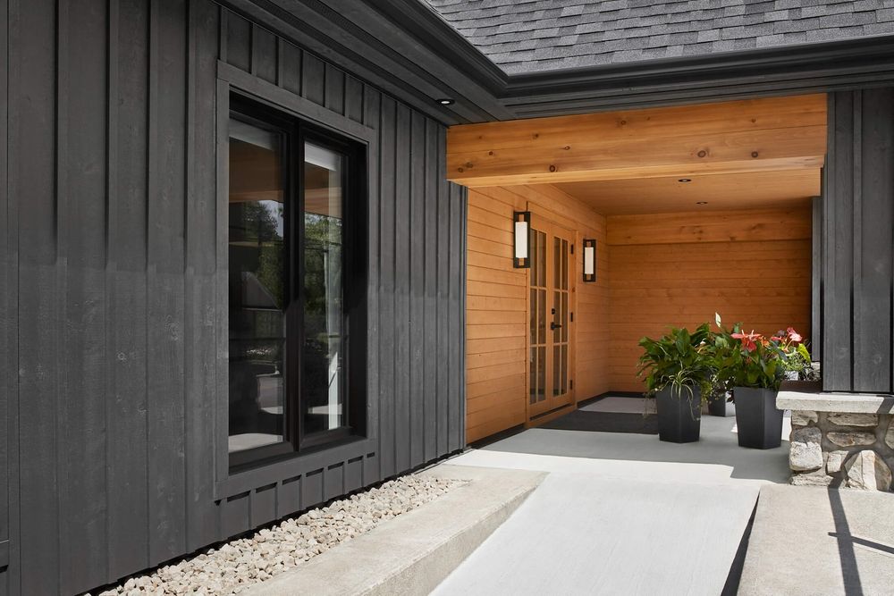 Revêtements de bois Board & Batten de Sidex - Écohabitation