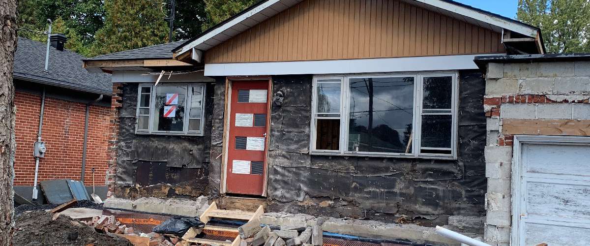 Rénovation majeure maison unifamiliale Verdun Écohabitation