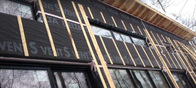 Étanchéité extérieure de la maison