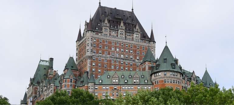 Chateau Frontenac toit cuivre