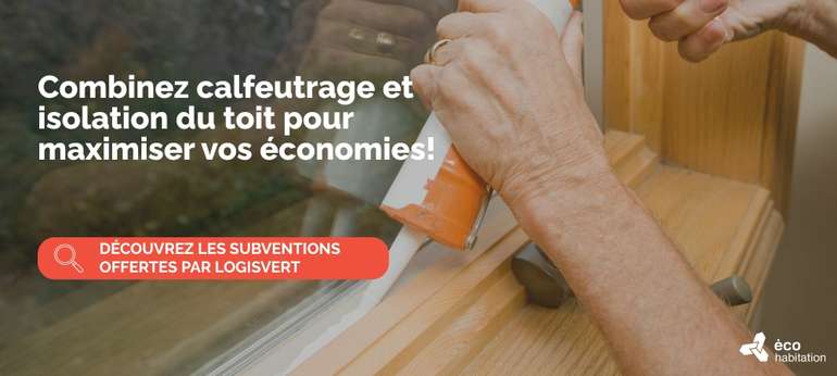 Subventions pour l'isolation du toît