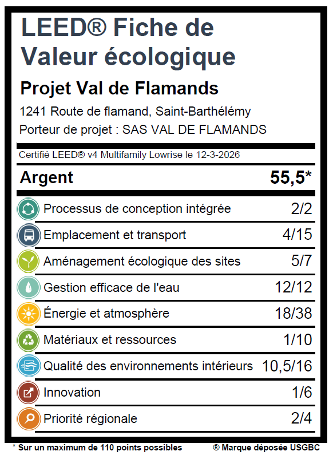 Fiche LEED Val-de-Flamands