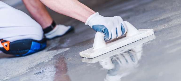 plancher de béton