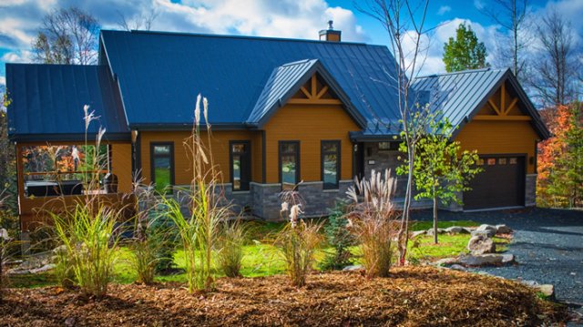 Projet Val-Morin, façade - certifié LEED platine