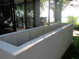 Bassin récupérateur d'eau de pluie