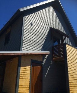 Extérieur de la maison écologique ERE 132