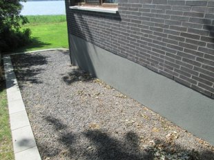 Bordure permettant la percolation 