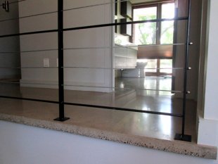 Planchers de béton radiant poli 