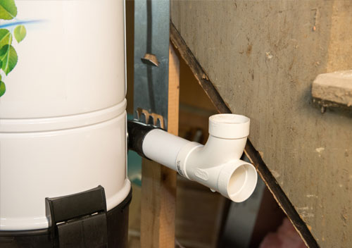 tuyau installation aspirateur central
